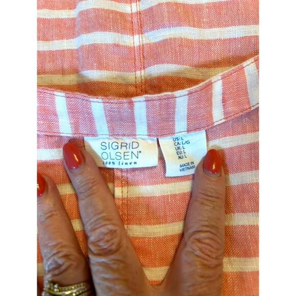 Sigred Olsen Linen Dress - Size L - Picture 12 of 13